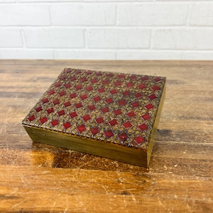 Late 19th Century Playing Card Box - Set | Chairish
