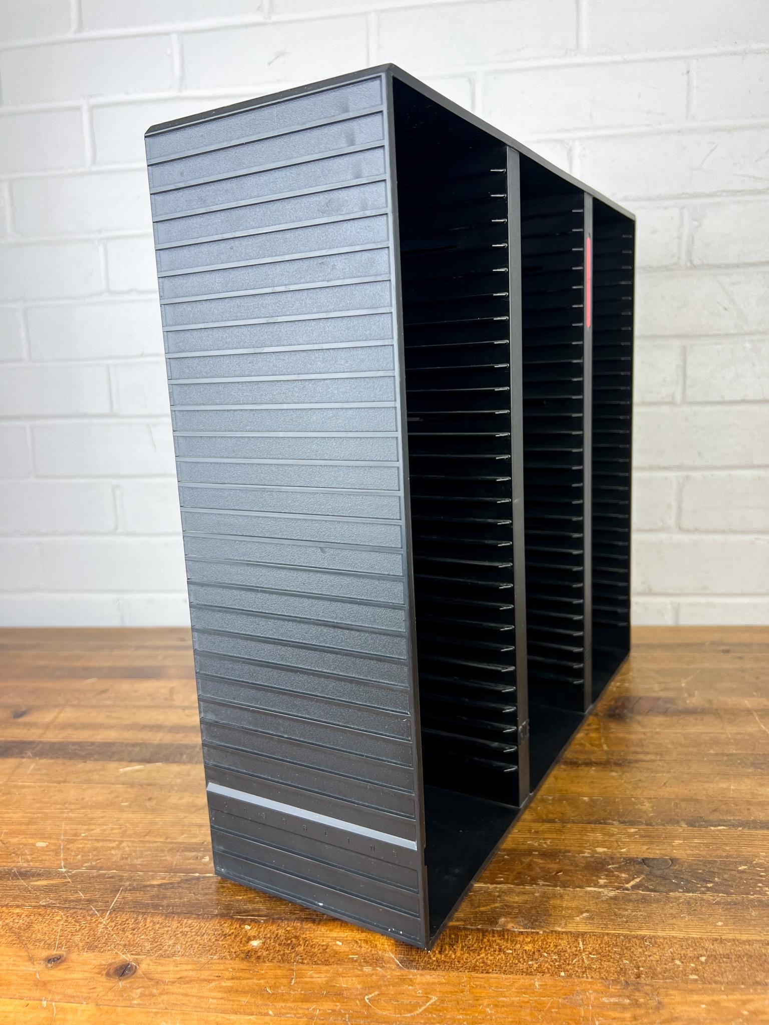 90's ポストモダン CDラック CDタワー ブラック ヴィンテージ 90's ポストモダン CDラック CDタワー ブラック ビンテージ