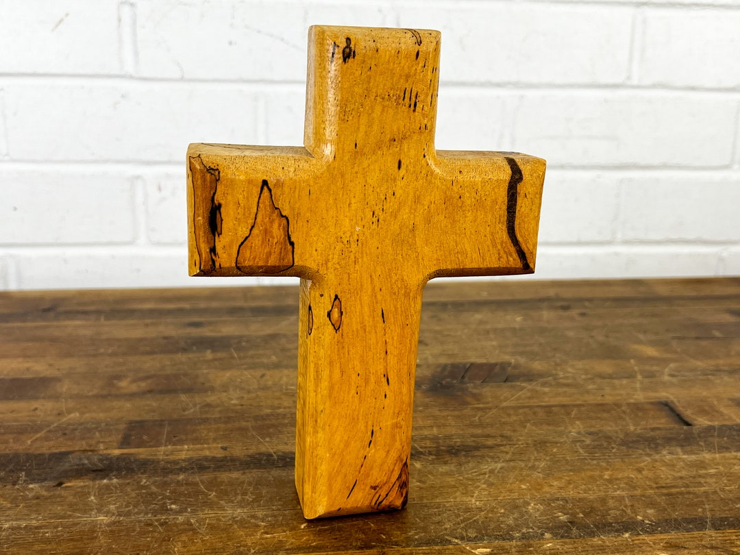 Simple Wooden Wall Cross Vintage Wall Cross Hanging Cross Christian