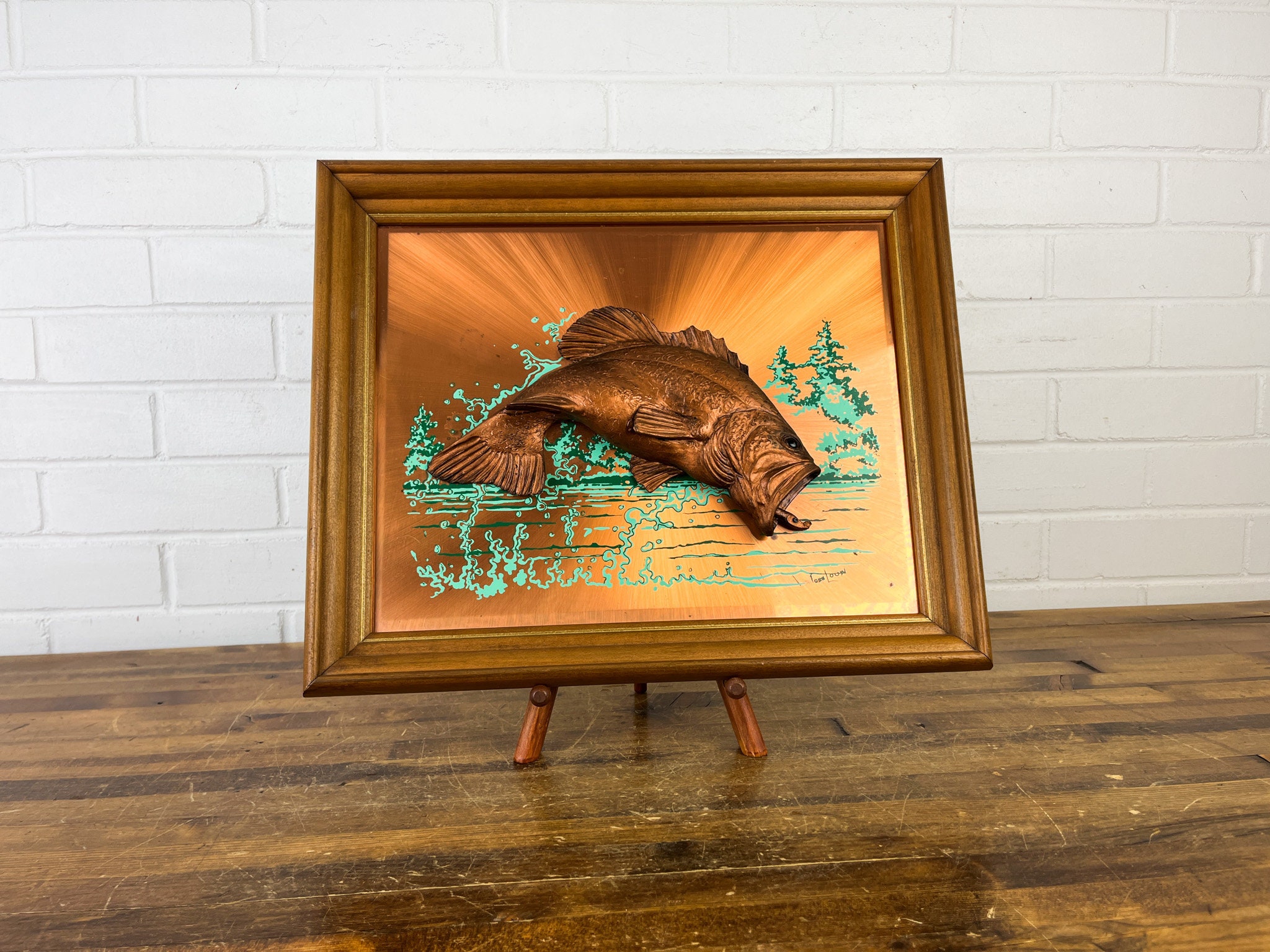 3d Copper Fish Art 