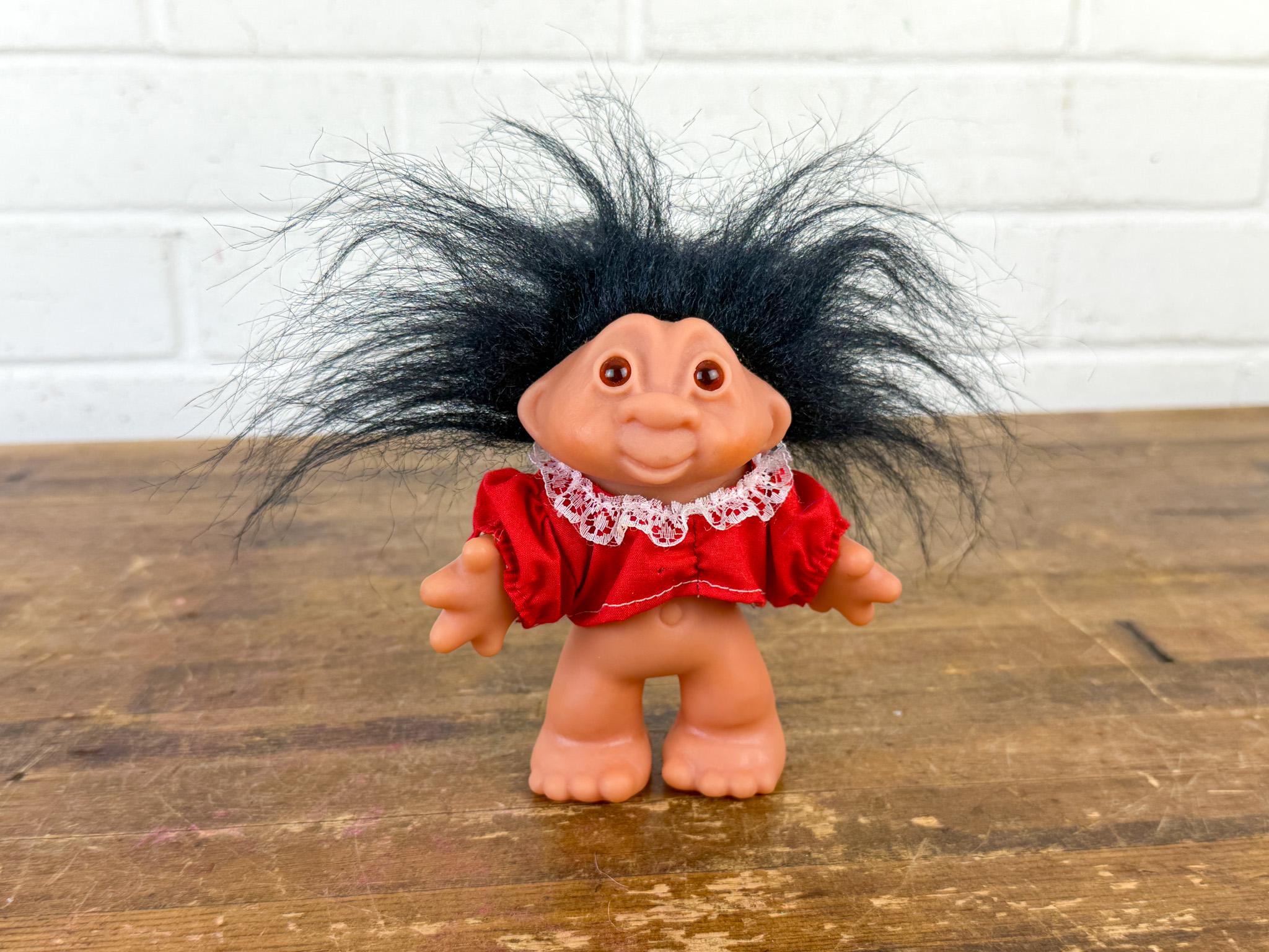 Vintage Dam Troll Doll 1960 OOAK Reg des
