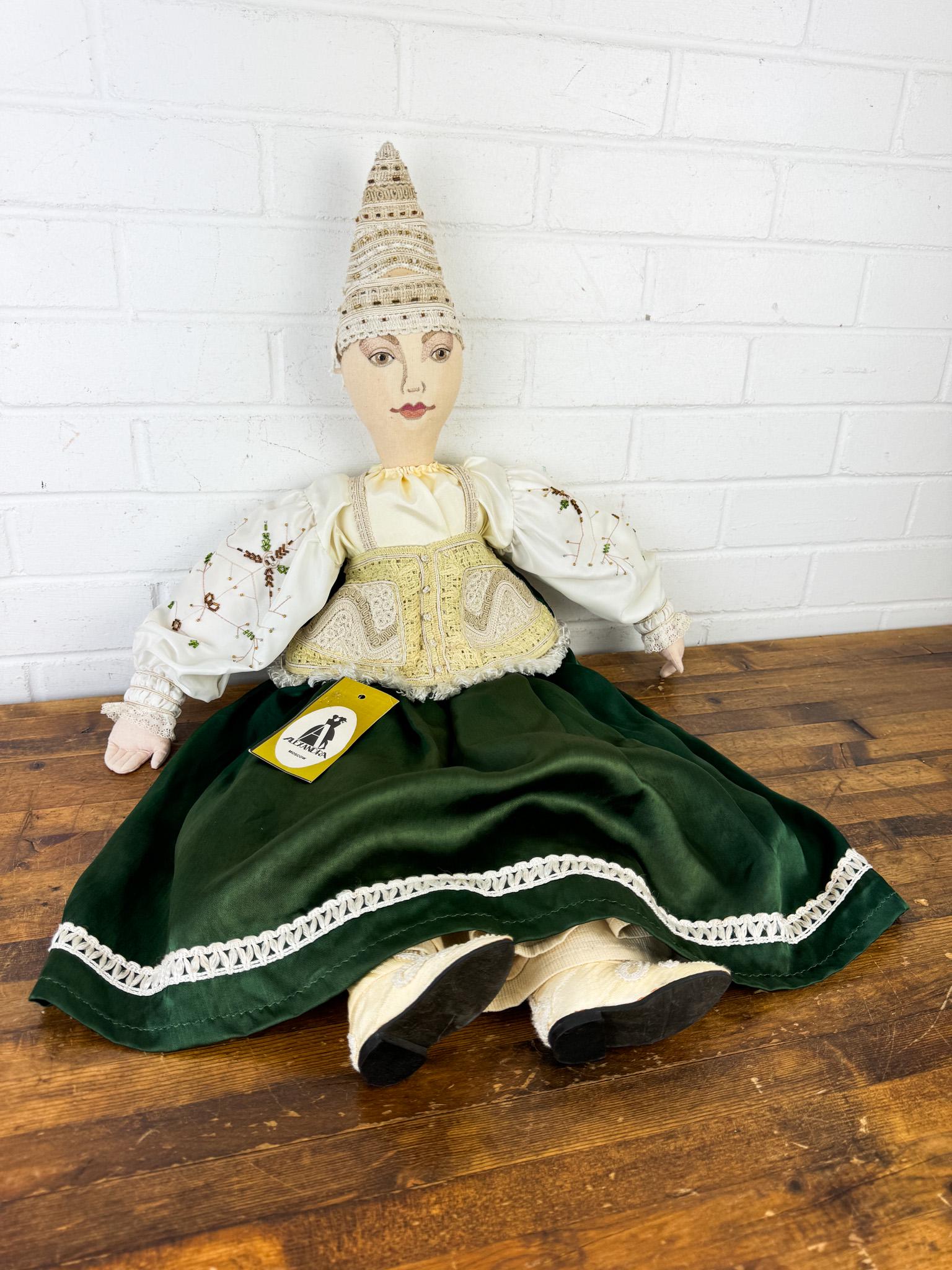 Vintage Alexandra Kukinova Moscow Doll, Russian Folk Art - Etsy