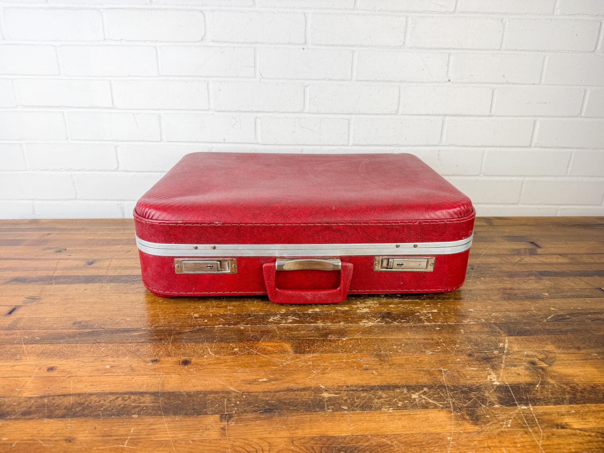 Samsonite ヴィンテージ バニティケース レッド 昭和レトロ Vintage