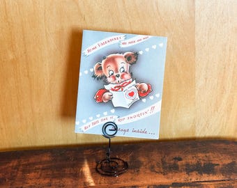 Tarjeta vintage de San Valentín
