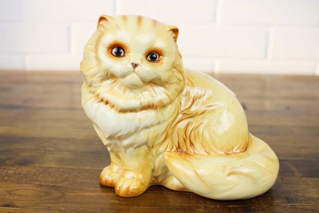 Goebel Ginger Cat Figurine Authentic Vintage Fluffy Cat Etsy