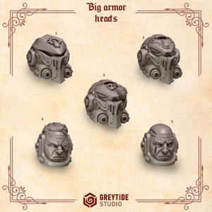 Crimson Lords - 5x Destroyer Term Heads and Helmets