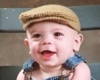 Newsboy Scally Cap, Scally Cap, Boy Baby Shower Gift, Boys Beanie, Scaly Hat, Scaly Beanie