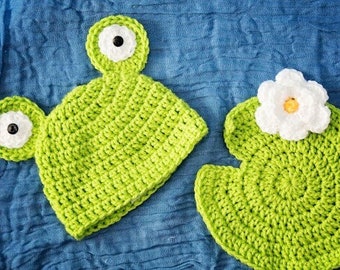 Crochet Photo Prop, Frog Costume, Frog Beanie, Baby Shower Gifts, Photo Props, Baby Gift, Baby Frog, Frog Baby, Frog Hat, Frog Gift