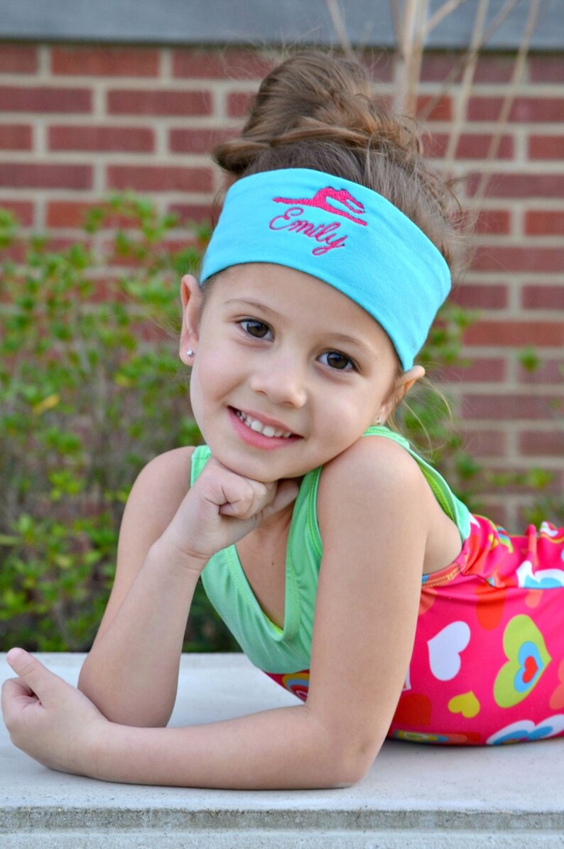 Gymnastics Accessories Gymnastics Embroidered Headband Etsy