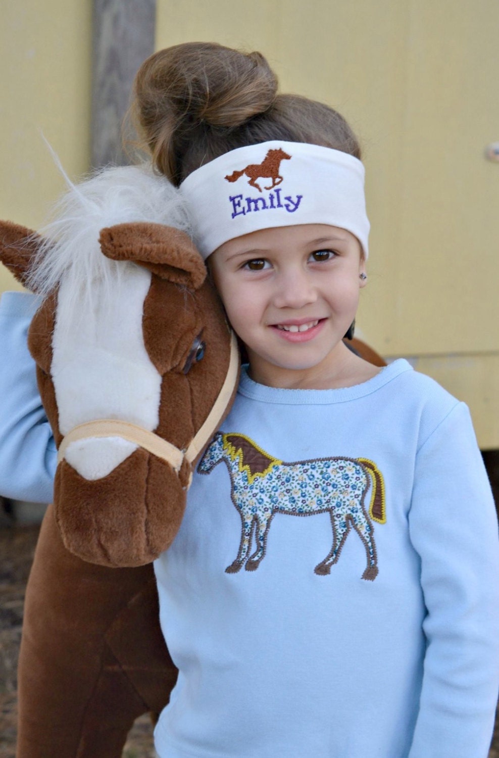 Horse Headband Embroidered Headband Equestrian Headband or Etsy