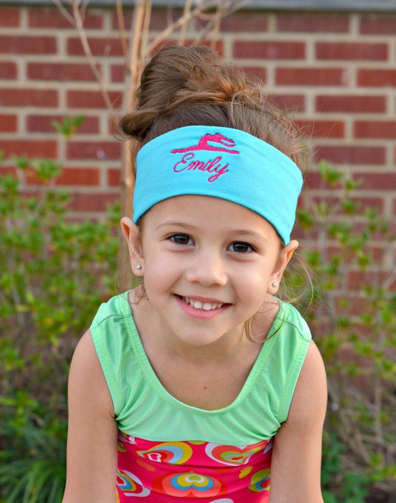 Gymnastics Accessories Gymnastics Embroidered Headband Etsy Ireland