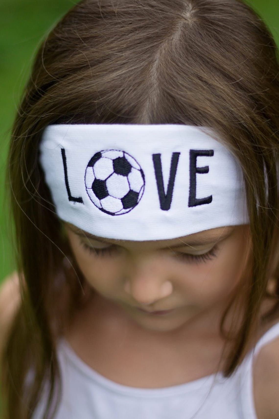 Soccer Embroidered Headband Soccer Accessory Soccer Gift Etsy