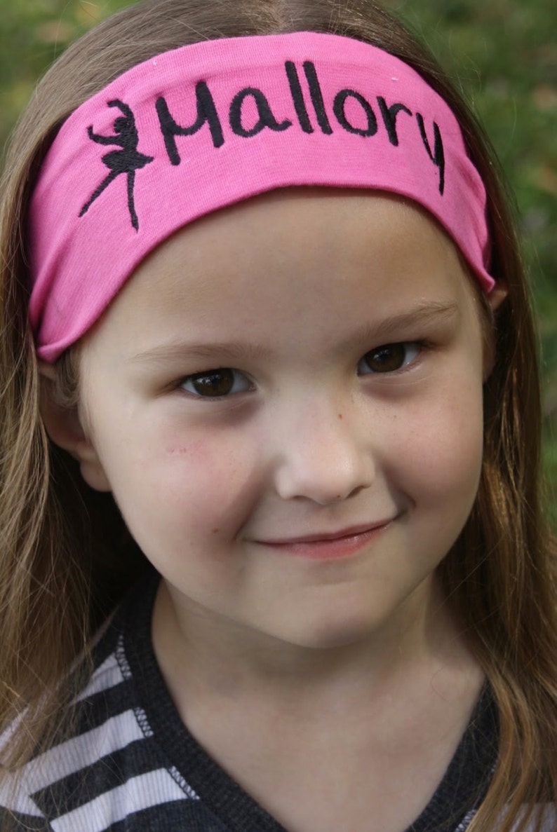 Ballet Dance Headband Ballerina Embroidered Headband Custom Etsy