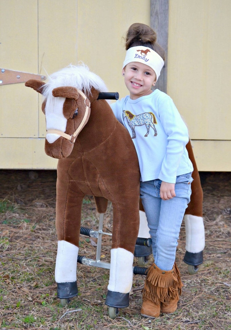 Horse Headband Embroidered Headband Equestrian Headband or Etsy