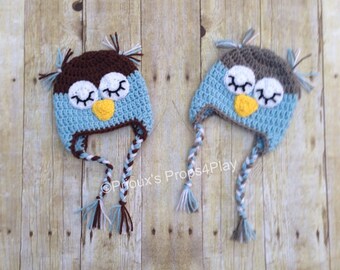 Beginner's Crochet Pattern for Newborns Includes Owl Beanie - Great for a Baby Shower Gift too!