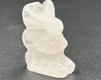 1” Clear Quartz Fairy Carving | 12g