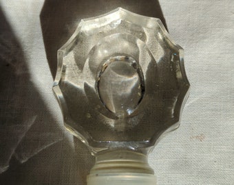 Aged Pressed Glass Bottle Stopper