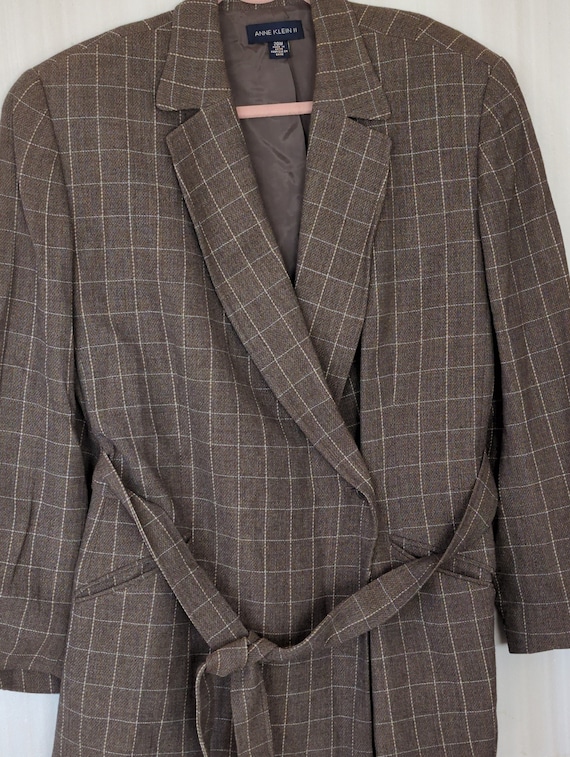 Suit Jacket 80s Anne Klein - image 1