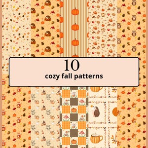 Cut fall pattern/ printable/ digtial paper