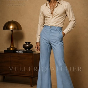 Vintage 70s Linen Trousers - Etsy UK