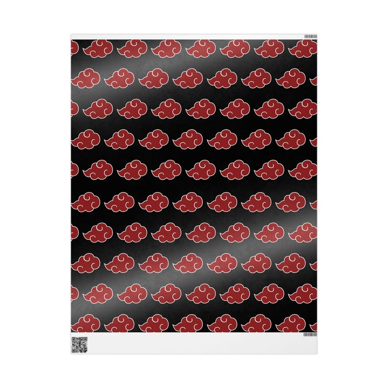 Papel de regalo de Naruto Akatsuki, papel de regalo de Navidad de anime, papel de embalaje para regalos de fans de los ninjas imagen 6