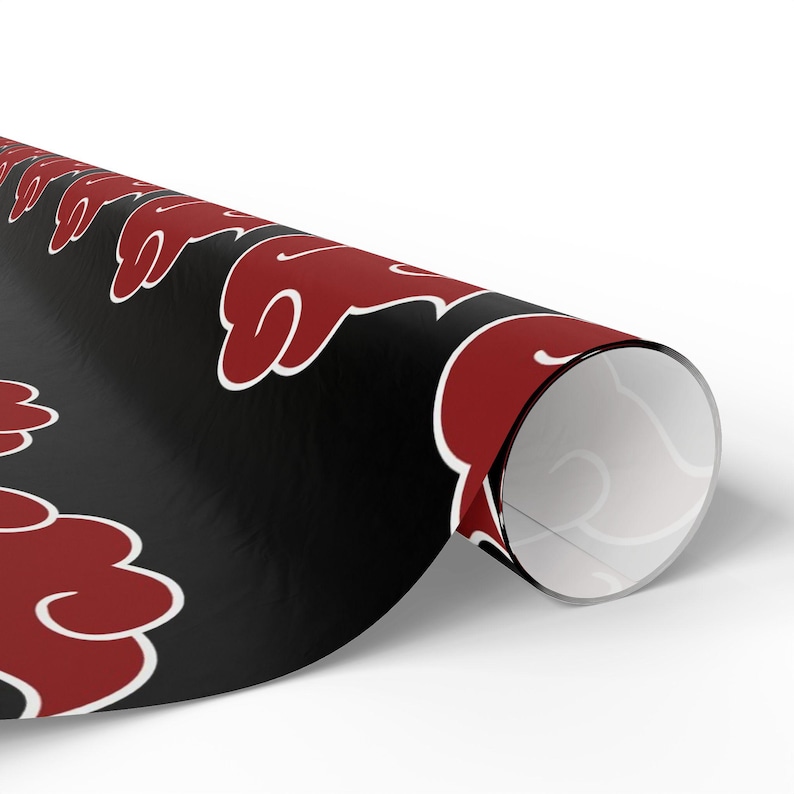 Papel de regalo de Naruto Akatsuki, papel de regalo de Navidad de anime, papel de embalaje para regalos de fans de los ninjas imagen 5