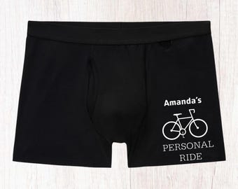 Funny Personalised Boxers : Personal Ride, Bike