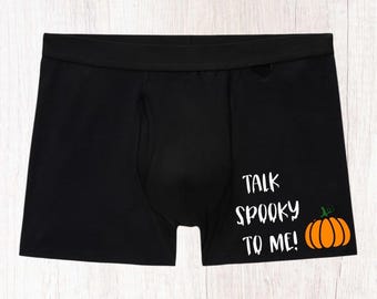 Pumpkin Boxers : Talk Spooky To Me