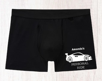 Funny Personalised Boxers : Personal Ride, Car