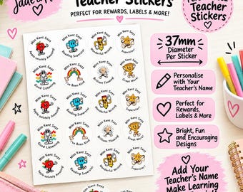 Teacher Reward Stickers : Positive Characters