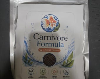 Carnivore Fish Food, 2.5 mm Sinking Pellets | FinNaturals