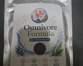 Omnivore Fish Food, 2.5 mm Sinking Pellets | FinNaturals