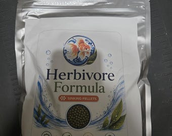 Herbivore Fish Food, 2.5 mm Sinking Pellets | FinNaturals