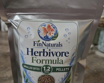 Herbivore Fish Food, 1.2 mm Small Sinking Pellets | FinNaturals
