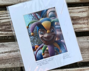 Little Jester Small Matted Art  - Mardi Gras