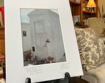 Marie Laveau Tomb Small Matted Art