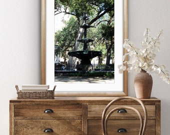 Bienville Square Fountain Photograph