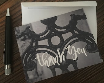 Thank You Ironwork Note Cards - New Orleans Thank Yous - theRDBcollection