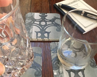 New Orleans Ironwork Paper Coasters