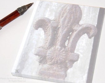 Fleur de Lis Notepad - New Orleans Ironwork Pad - Writing Note Pad - theRDBcollection