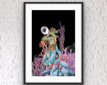 Triton Blows His Horn Photo - Mardi Gras