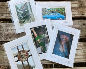 Matted and Signed Tiny Art - New Orleans Photos - Beach Photos