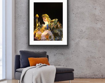 Narcissus Mardi Gras Float Photograph - Mythology -  Carnival Art - theRDBcollection - Renee Dent Blankenship