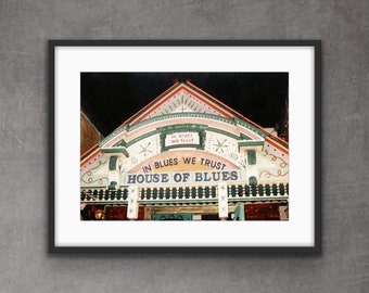 House of Blues Photo - French Quarter Music - New Orleans - theRDBcollection - Renee Dent Blankenship