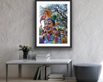 Famous Jester Float Photograph - Mardi Gras