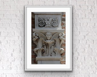 Acanthus Column Photograph = Acanthus Print - Architectural Art - theRDBcollection - Renee Dent Blankenship