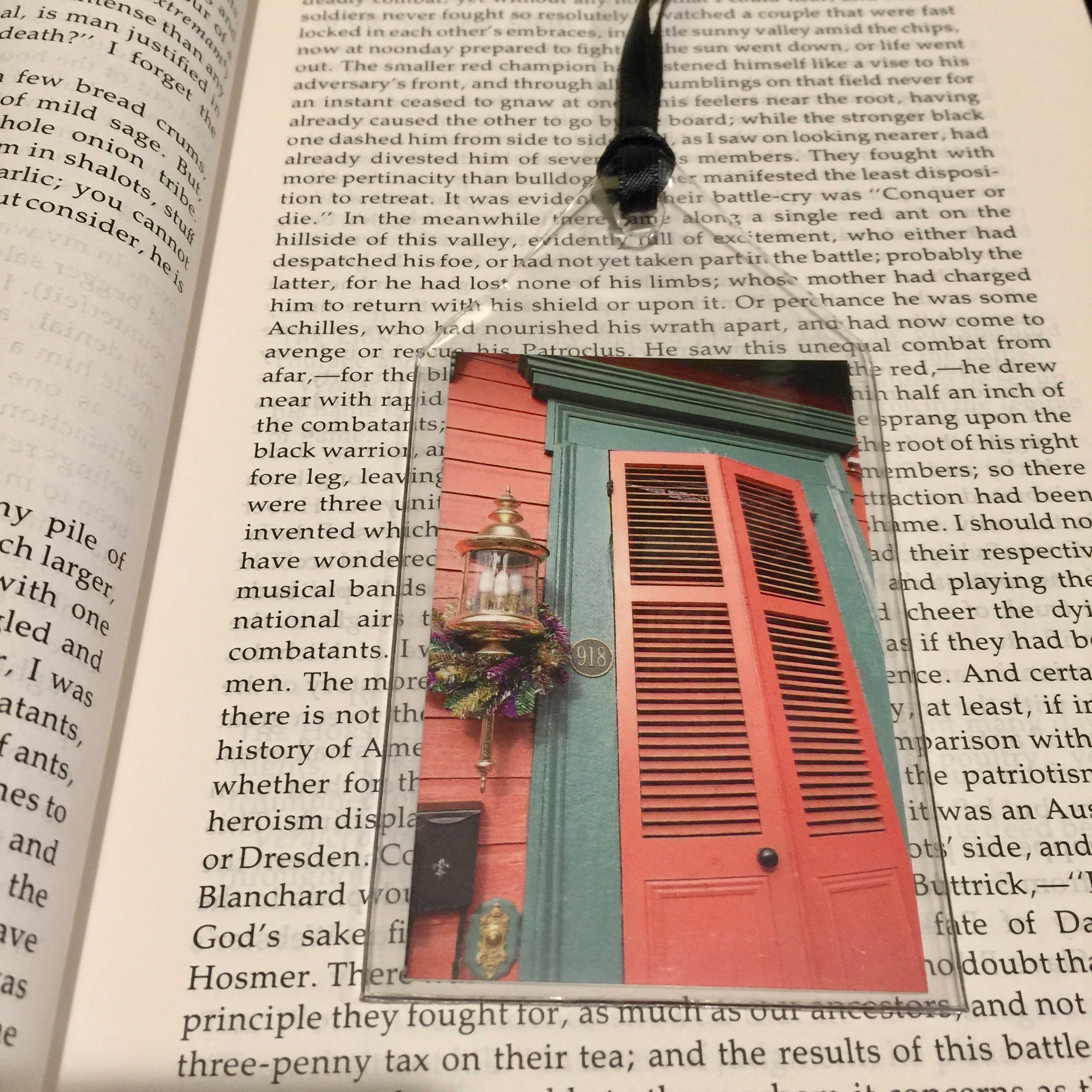 French Quarter Door Bookmark