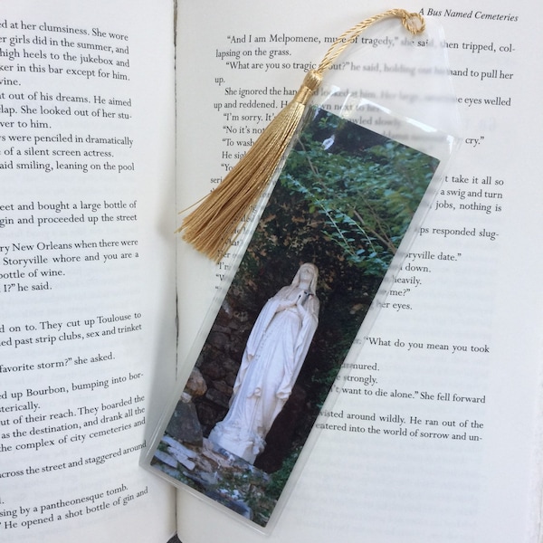 Mary in Grotto Bookmark - Booklover - Southern Bookmark - Book Gift - theRDBcollection