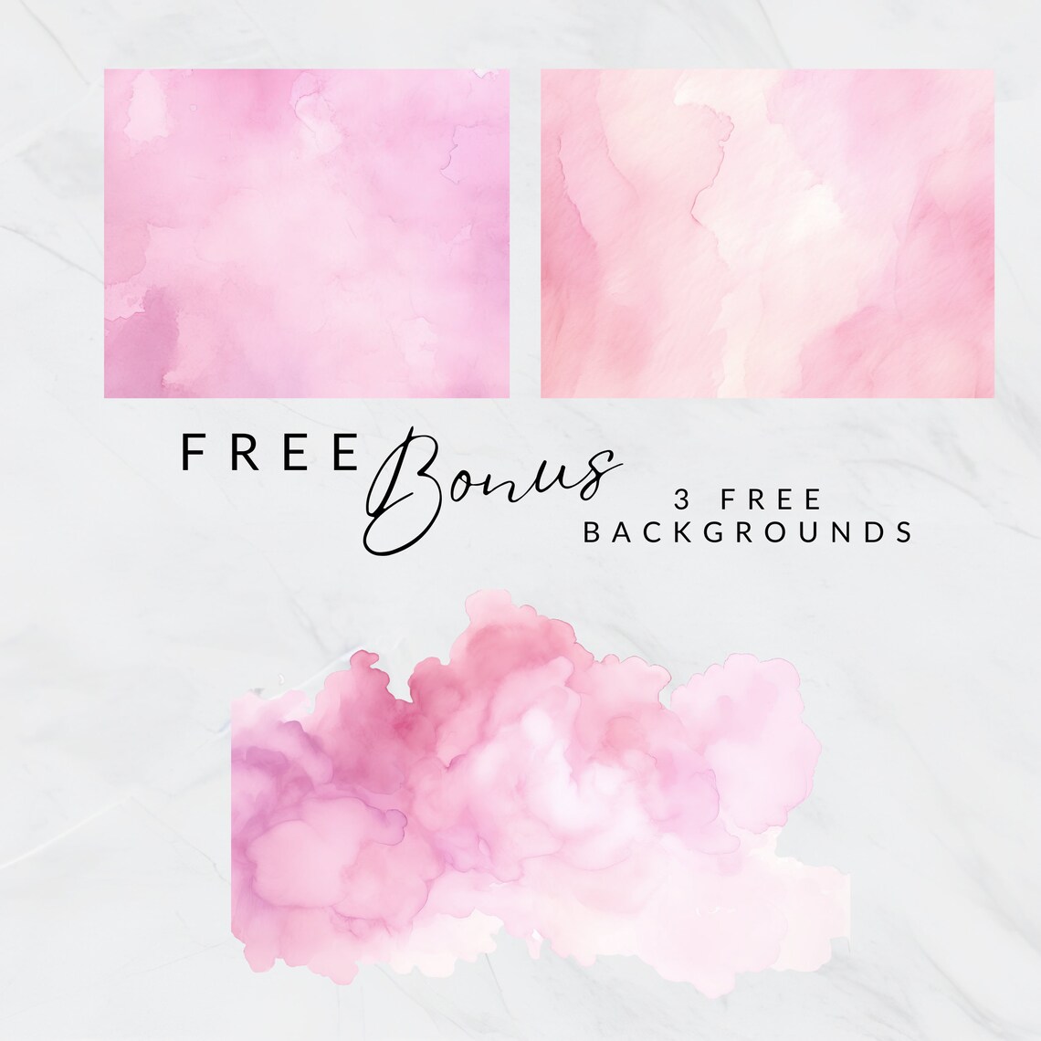 Pink Christmas Trucks Clipart, Watercolor Christmas Truck Clipart ...
