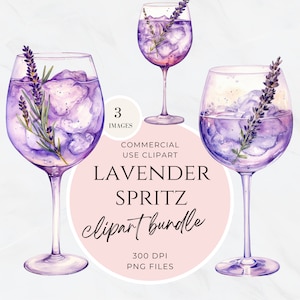 Bar Warenkorb Clipart, Clip Art Barkarte, Aquarell Signatur Cocktail, Hochzeit Getränke Zeichen, Barwagen, Alkohol Illustration, Lavendel Spritz PNG